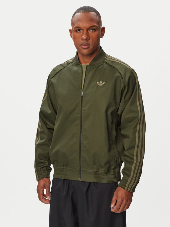 adidas Суитшърт Sst Adicolor Classics KR1370 Тъмнозелен Regular Fit