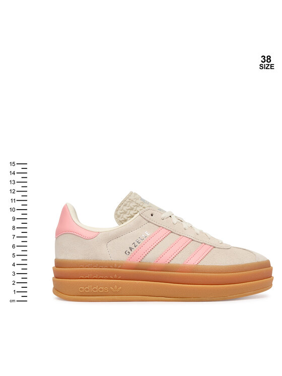 adidas adidas Sneakersy Gazelle Bold JQ7409 Béžová