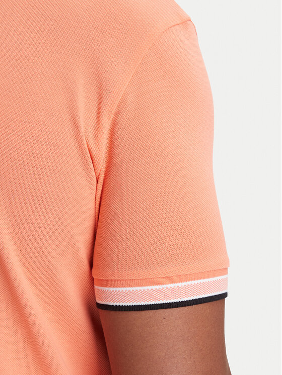 BOSS Boss Polo Paddy 50469055 Pomarańczowy Regular Fit