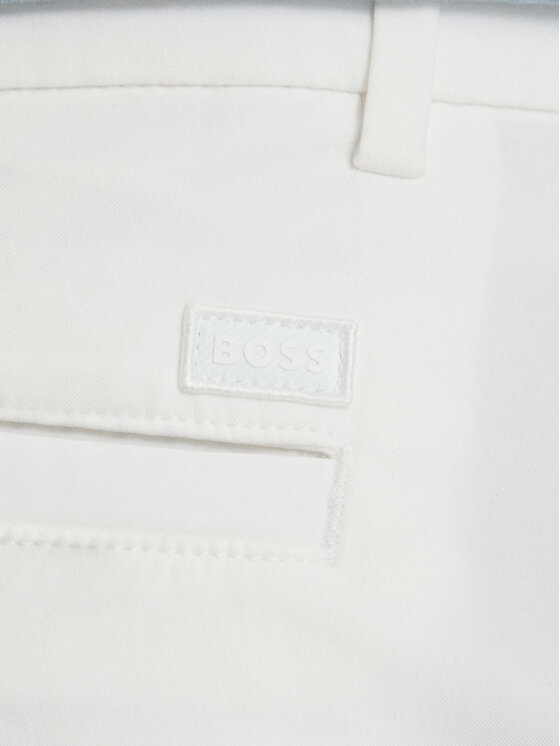 BOSS BOSS Szövet rövidnadrág H-Kane1 50555235 Fehér Modern Fit