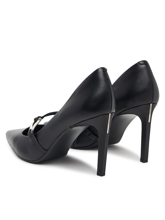 Calvin Klein Calvin Klein Γόβες Ess Stiletto 90 Hdw Lth HW0HW03303 Μαύρο