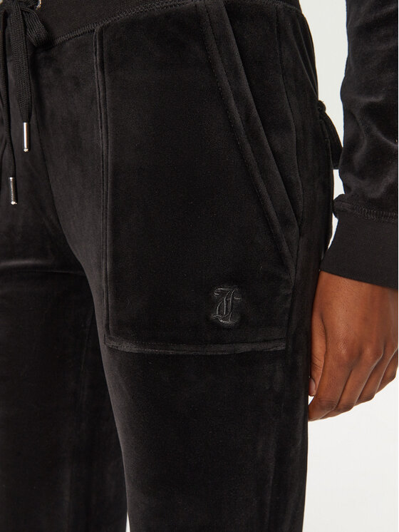 Juicy Couture Juicy Couture Spodnji del trenirke Layla JCSEBJ001 Črna Flared Leg