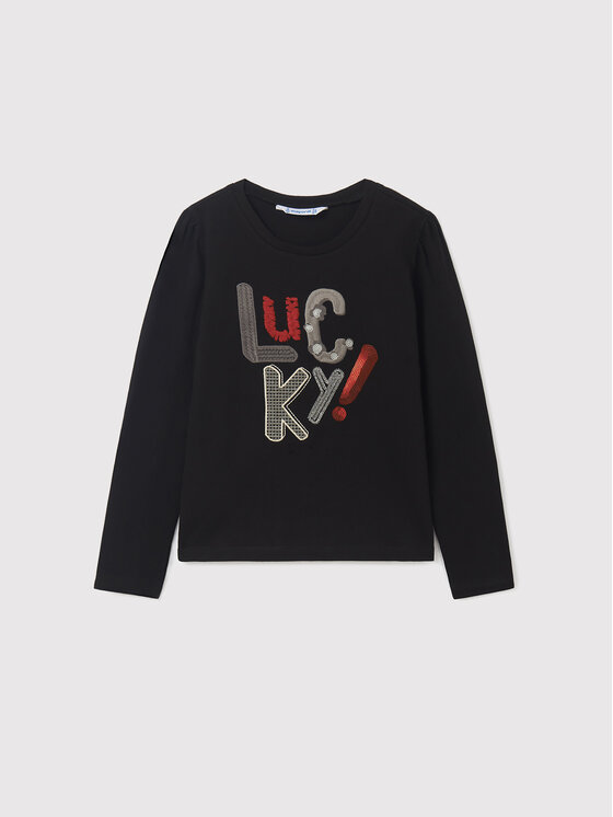 Mayoral Mayoral Блуза 7023 Черен Regular Fit
