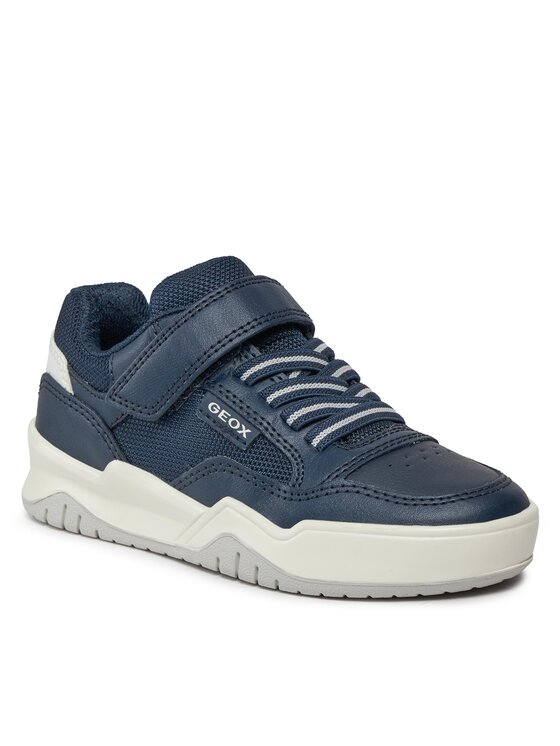 Geox J Perth Boy, Scarpe Da Ginnastica Per Bambini E Ragazzi, Leggere, Traspiranti E Comode, Con Dettagli Brand - 6