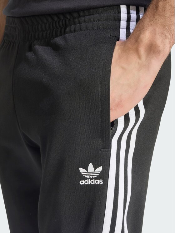 adidas adidas Spodnie materiałowe 110427 Czarny Slim Fit