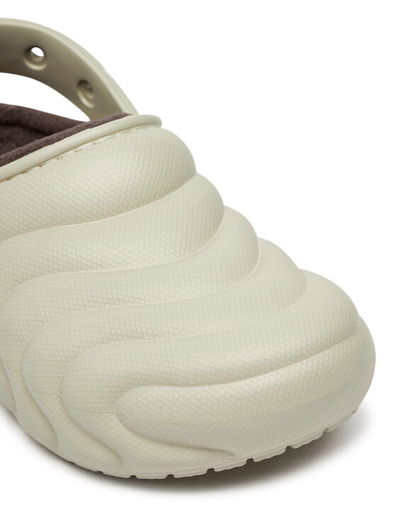 Crocs Crocs Шльопанці Classic Lined Overpuff Clog 210059 Бежевий
