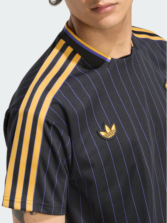 adidas adidas Koszulka techniczna Manchester United Terrace Icons Jersey Czarny Loose Fit