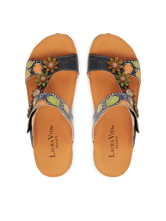 Laura Vita Laura Vita Шльопанці Facscineo 05 Чорний