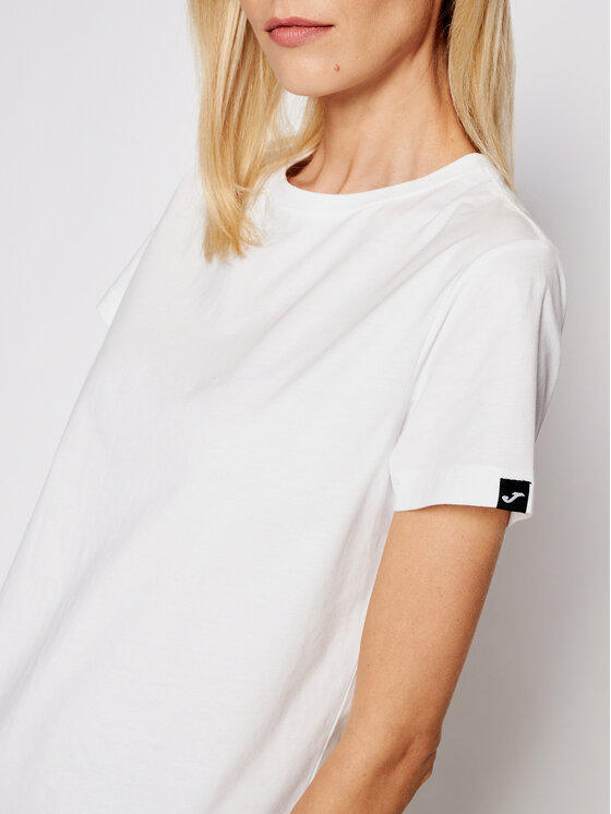 Joma Joma T-Shirt Desert 901326.200 Biały Regular Fit
