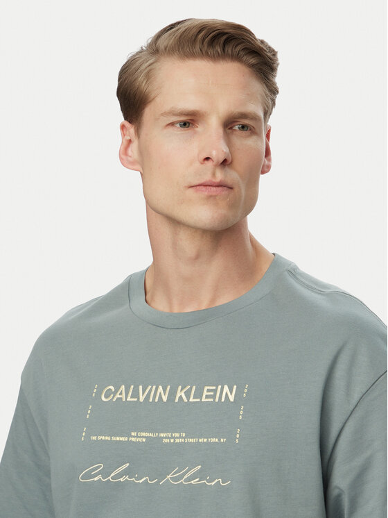 Calvin Klein Jeans Calvin Klein Jeans T-Shirt LV04RE827G Grau Regular Fit