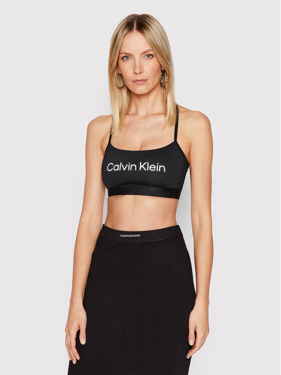 Calvin Klein Performance Špotni nedrček 00GWS2K152 Črna