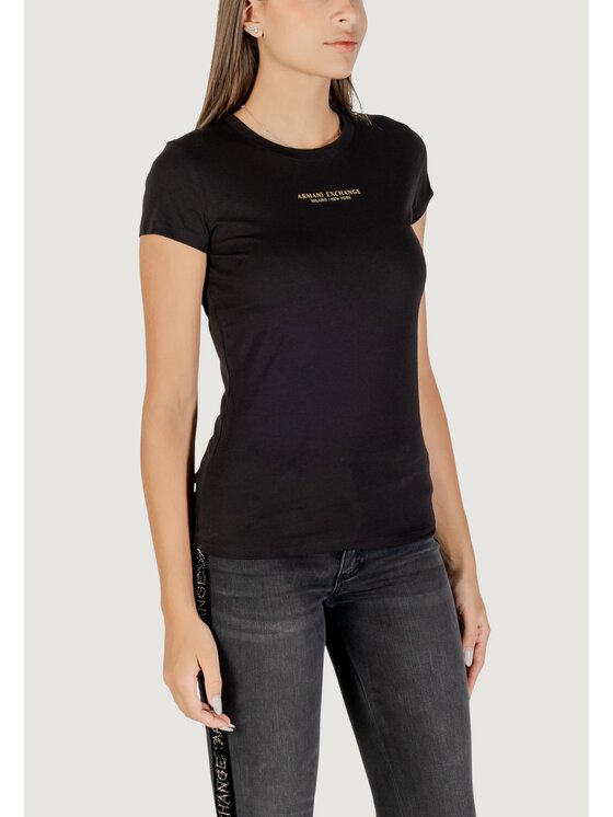 Armani Exchange Armani Exchange T-shirt XW001455 AF10356 Nero Casual Fit