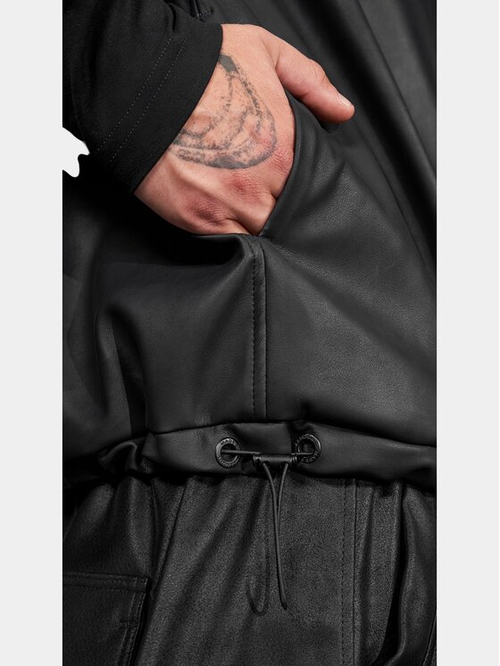 MADE BY SOCIETY MADE BY SOCIETY Kurtka anorak Maelk - H17956 Czarny Basic Fit