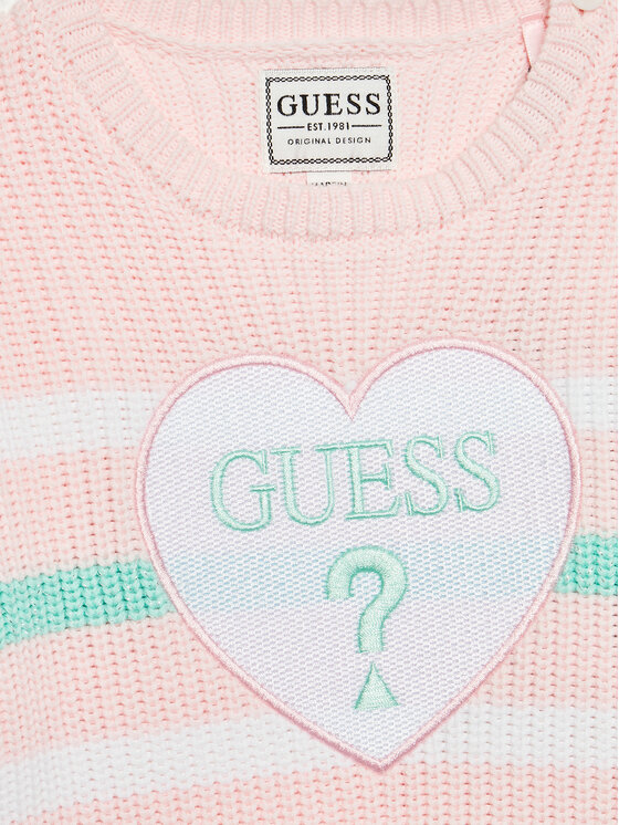Guess Guess Trikotāžas kleita K2YK06 Z2NN0 Rozā Regular Fit