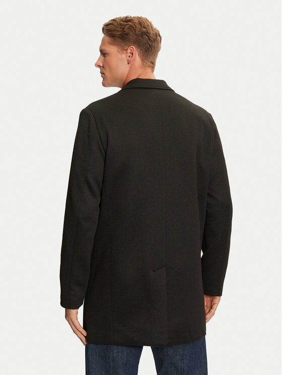Jack&Jones Jack&Jones Παλτό μεταβατικό 12259805 Μαύρο Regular Fit