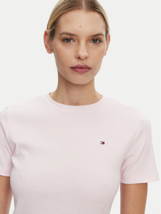 Tommy Hilfiger Tommy Hilfiger Tričko New Cody WW0WW40587 Ružová Regular Fit