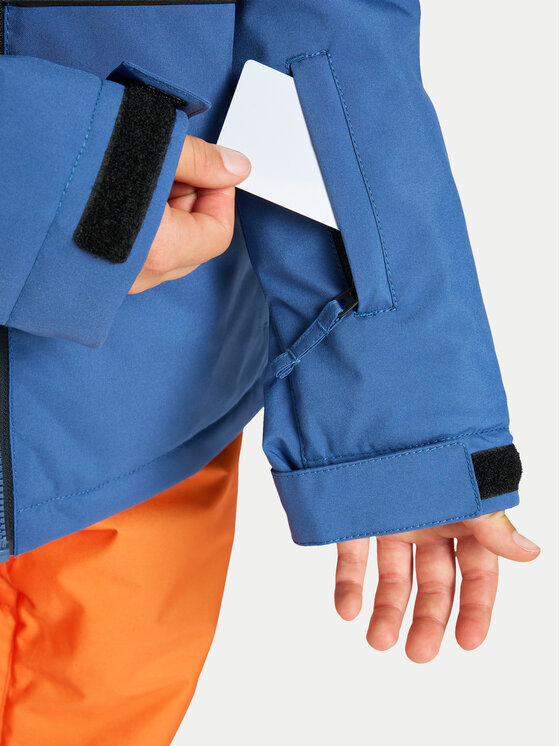 Quiksilver Quiksilver Snieglenčių striukė Side Hit Solid EQBTJ03221 Mėlyna Regular Fit