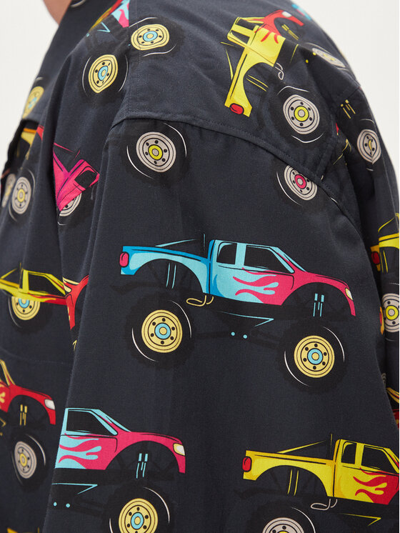 HUGO Hugo Camicia Egeeno 50514182 Nero Oversize
