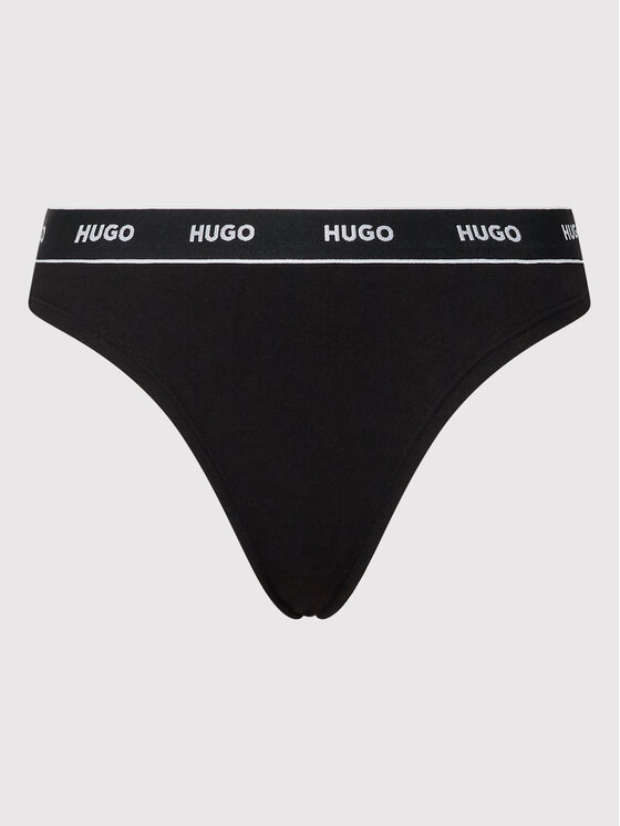 HUGO Hugo Sada 3 kusů string kalhotek 50469681 Barevná