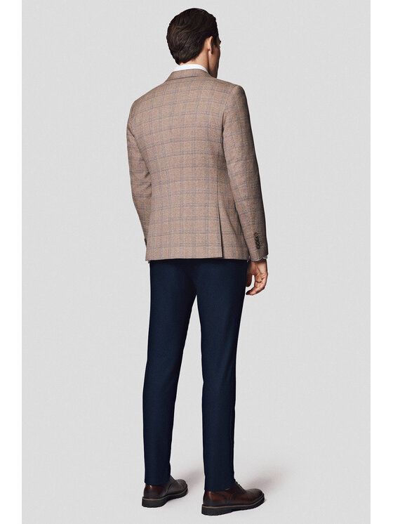 Lancerto Lancerto Marynarka Awinion 2 MA131124000026 Beżowy Slim Fit