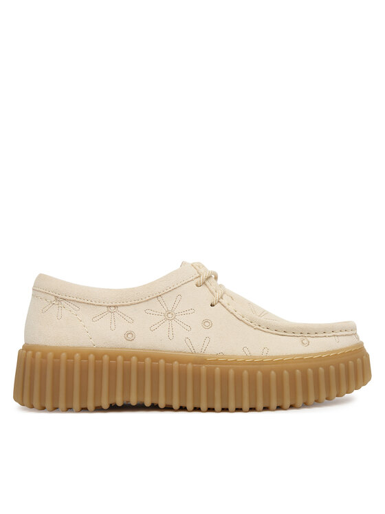 Clarks Clarks Félcipő Torhill Bee 26186297 Ekru