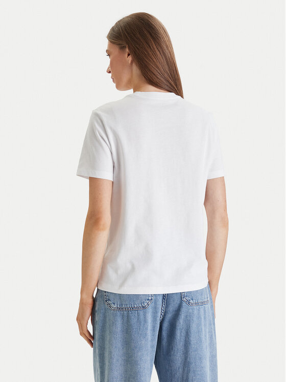 Calvin Klein Jeans Calvin Klein Jeans T-Shirt Graphic LV044E215G Biały Regular Fit