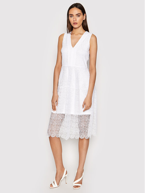 MICHAEL Michael Kors MICHAEL Michael Kors Coctailkleid MS1803Y1D0 Weiß Regular Fit