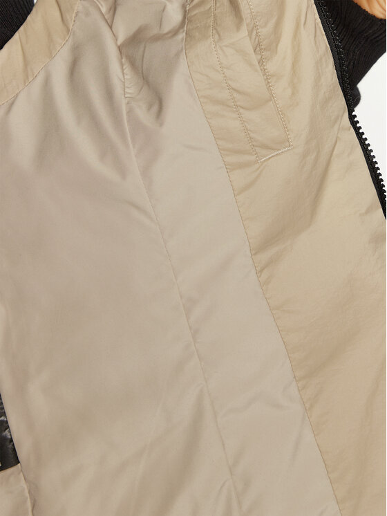 KARL LAGERFELD KARL LAGERFELD Brezrokavnik 246W1512 Bež Slim Fit
