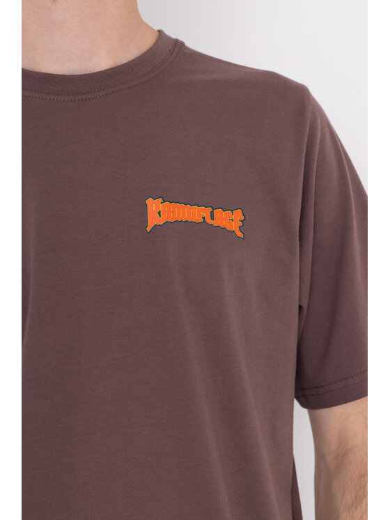 Kamuflage Kamuflage T-Shirt Wet Treasure Brązowy Relaxed Fit
