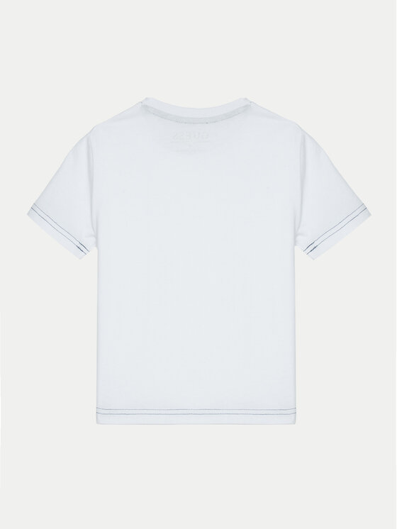 Guess Guess T-Shirt N5RI15 K8HM4 Biały Regular Fit