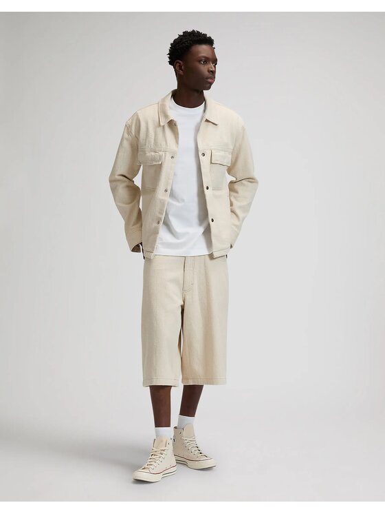 Lee Lee Kurtka przejściowa JACQUARD JKT Biały Regular Fit