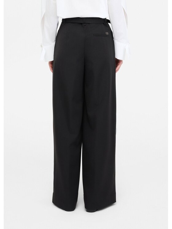 Liu Jo Liu Jo Pantaloni di tessuto MF5269TS22422222 Nero Loose Fit