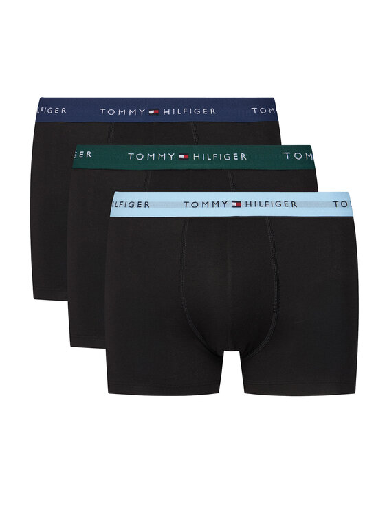 Tommy Hilfiger Tommy Hilfiger Komplektas: 3 poros trumpikių UM0UM02763 Juoda