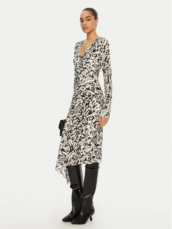 Patrizia Pepe Patrizia Pepe Vsakodnevna obleka 8A1396/A463-FE84 Bela Regular Fit