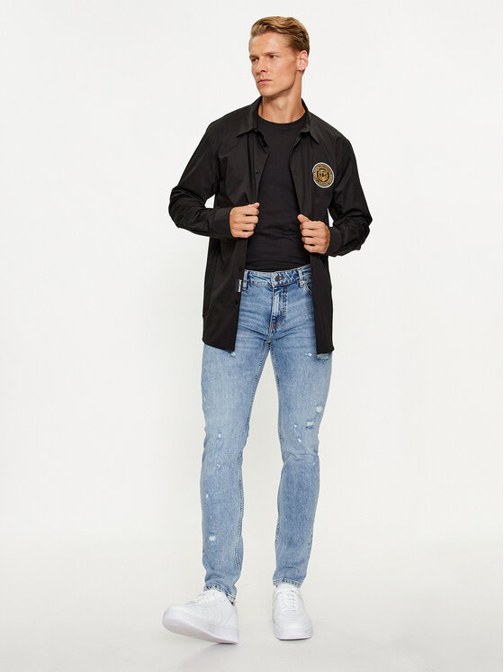 Just Cavalli Just Cavalli Jeans hlače 75OAB5J0 Modra Slim Fit