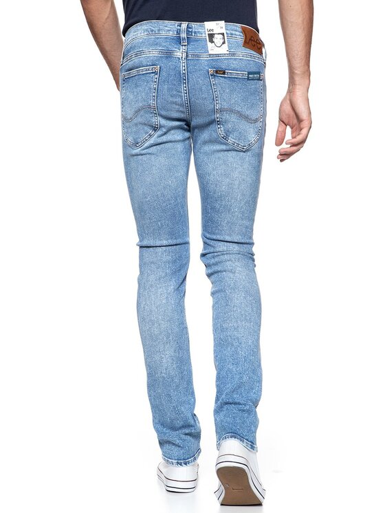 Lee Lee Jeansy LUKE Niebieski Slim Fit