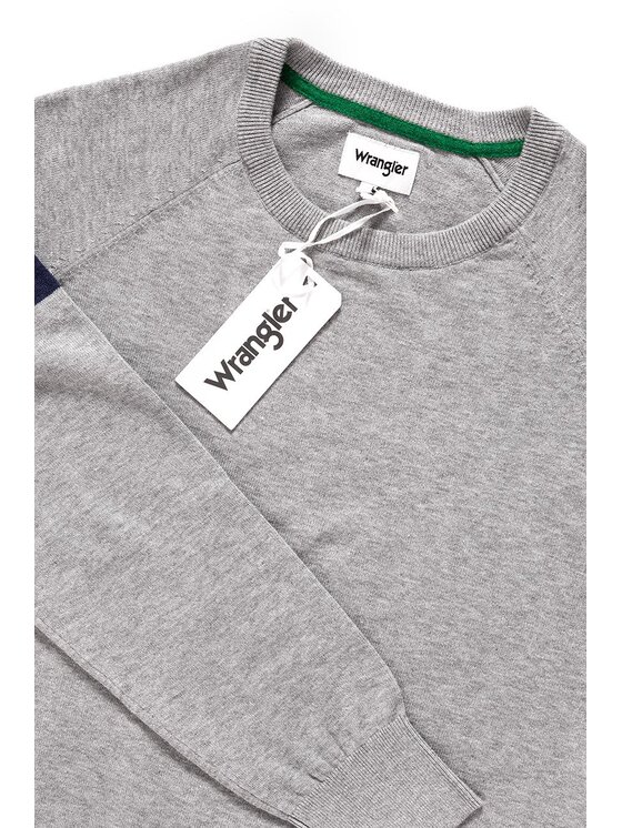 Wrangler Wrangler Maglione RAGLAN KNIT Blu Regular Fit
