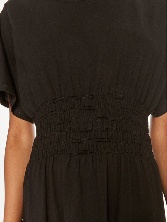United Colors Of Benetton United Colors Of Benetton Φόρεμα καλοκαιρινό 3BL0DV01I Μαύρο Regular Fit
