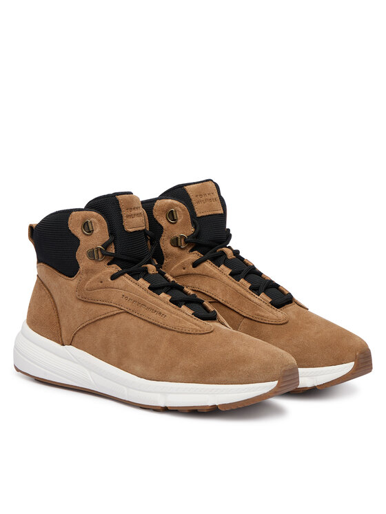 Tommy Hilfiger Tommy Hilfiger Αθλητικά Hilfiger Sde Warm Hybrid Chukka FM0FM06085 Καφέ