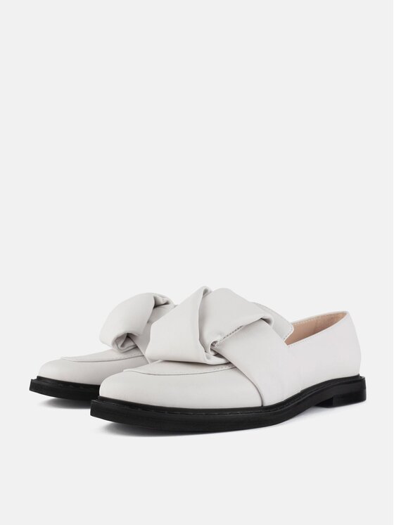 L37 L37 Mokasíny CROSS THE LINE Bílá