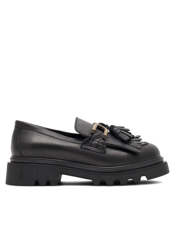Loafers Badura Femei, Mărimea: 39, Negru, 22SS24