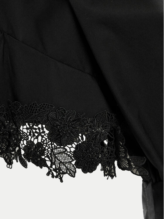 TWINSET TWINSET Φόρεμα πουκάμισο 241TT2281 Μαύρο Regular Fit