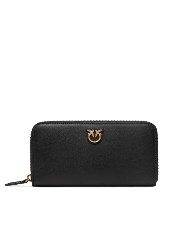 PINKO Pinko Didelė Moteriška Piniginė Ryder Zip Around PE 23 PCPL 100250 A0F1 Juoda