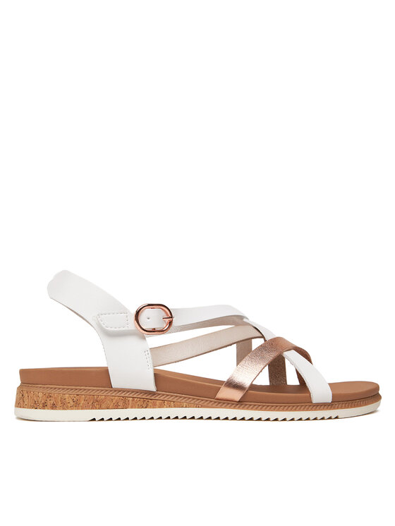 Sandale Skechers Desert Kiss Low-Peak Rank 114709/WHT Alb