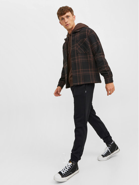 Jack & Jones Jack & Jones Spodnie dresowe Gordon 12249274 Czarny Regular Fit