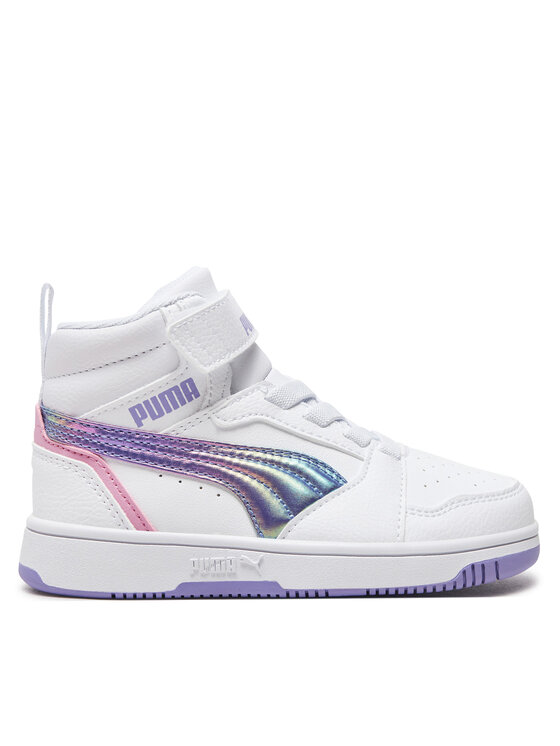 Puma Sneakersy Rebound V6 Mid Bouncy Sky Ac+ Ps 398726 01 Biela