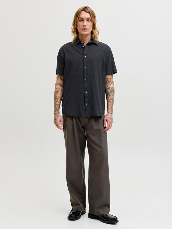 Jack & Jones Jack & Jones Košeľa Summer 12289160 Čierna Regular Fit
