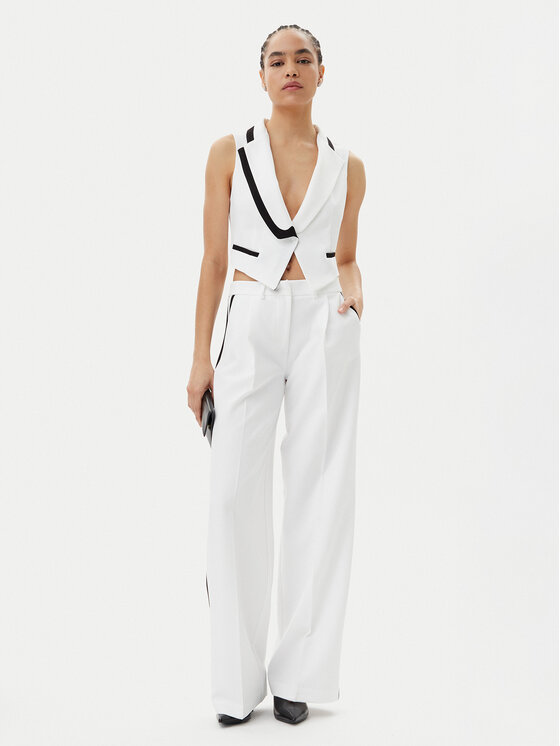 Maryley Maryley Жилет 25EB190/43BN Білий Regular Fit