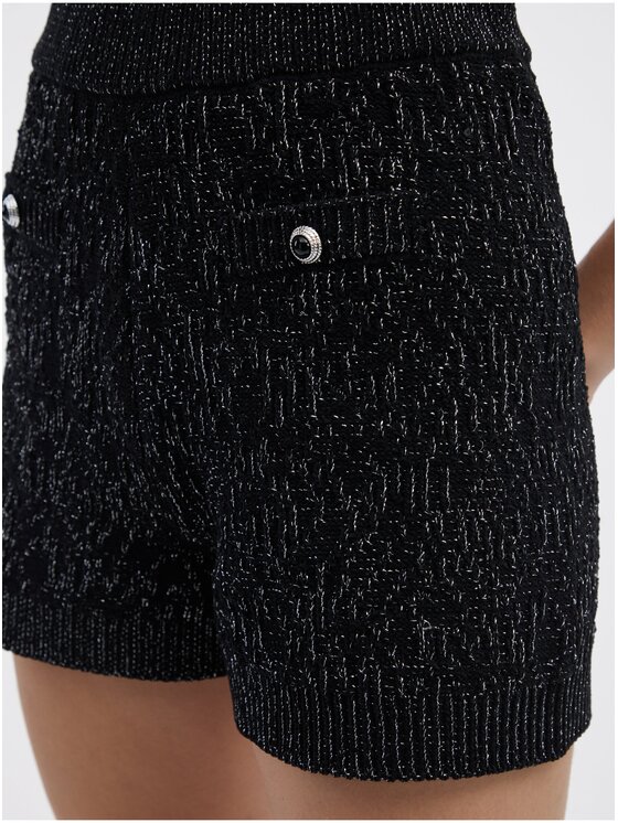 Orsay Orsay Szorty 1000065660000__L Czarny Regular Fit