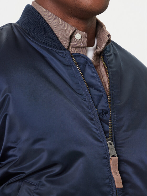 Alpha Industries Alpha Industries Яке бомбър Ma-1 Vf 59 Long 168100 Тъмносин Slim Fit